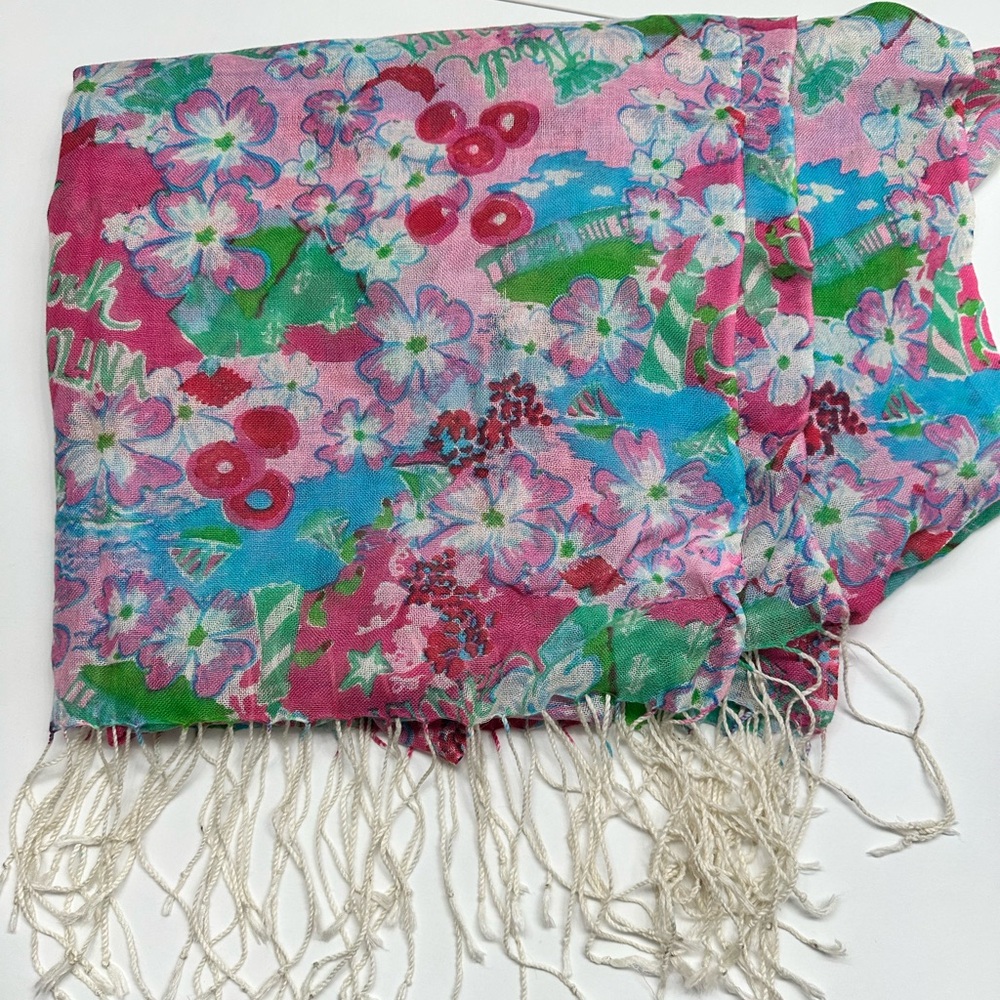Lilly Pulitzer State (North Carolina) Collection Scarf - Picture 2 of 2